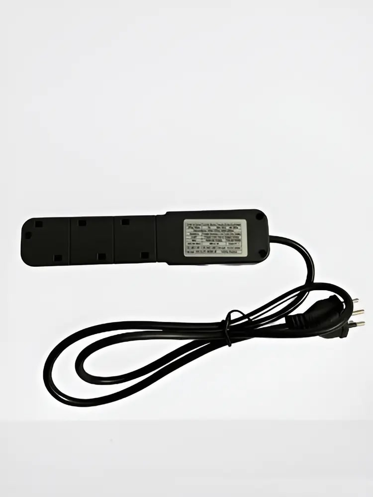 FILTRO DE LINHA PRETO 3 TOMADAS KF