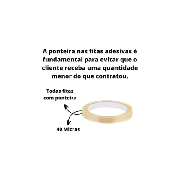 FITA ADESIVA 12X50 TRANSPARENTE