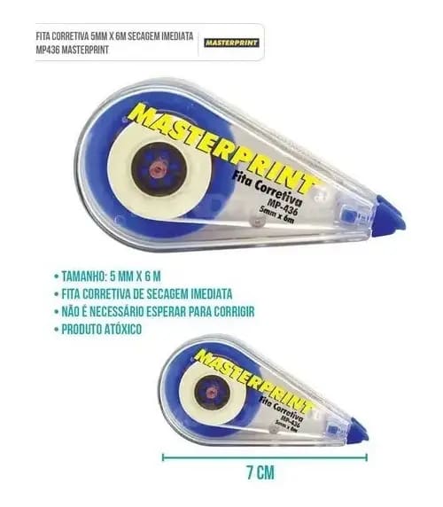 FITA CORRETIVA MASTER PRINT