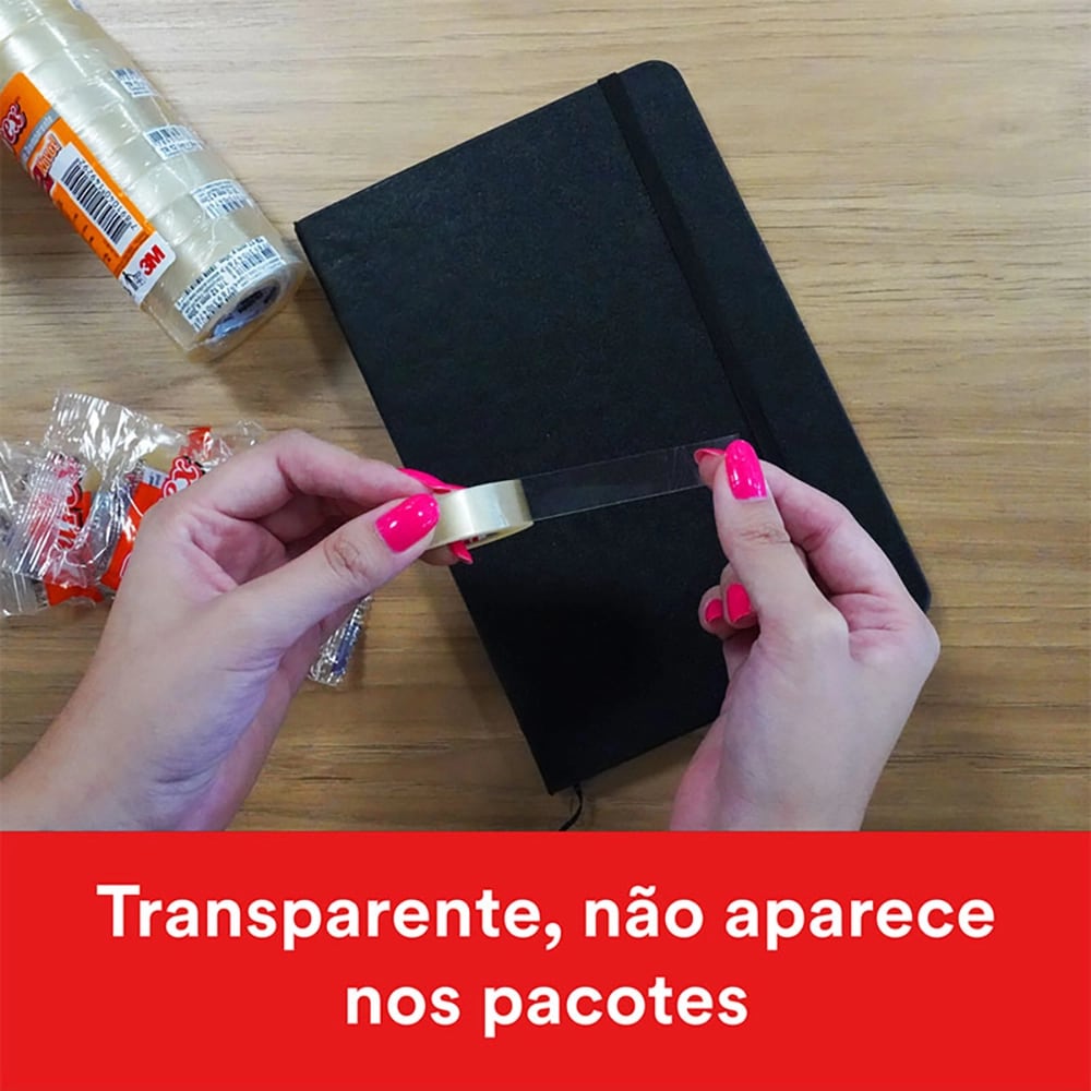 FITA DUREX PEQUENA 12X30 TRANSP.