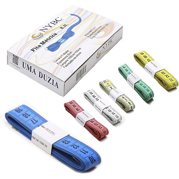 FITA METRICA CORES SORTIDAS 1,50M. 2CM UNIDADE