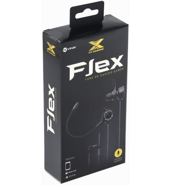 FONE AURICULAR P2 GAMER P/CELULAR VX GAMING FLEX C/MICR. DESTAC. VINIK