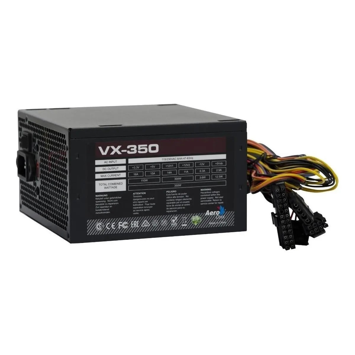 FONTE ATX 350W S/ CABO VX-350 AEROCOOL