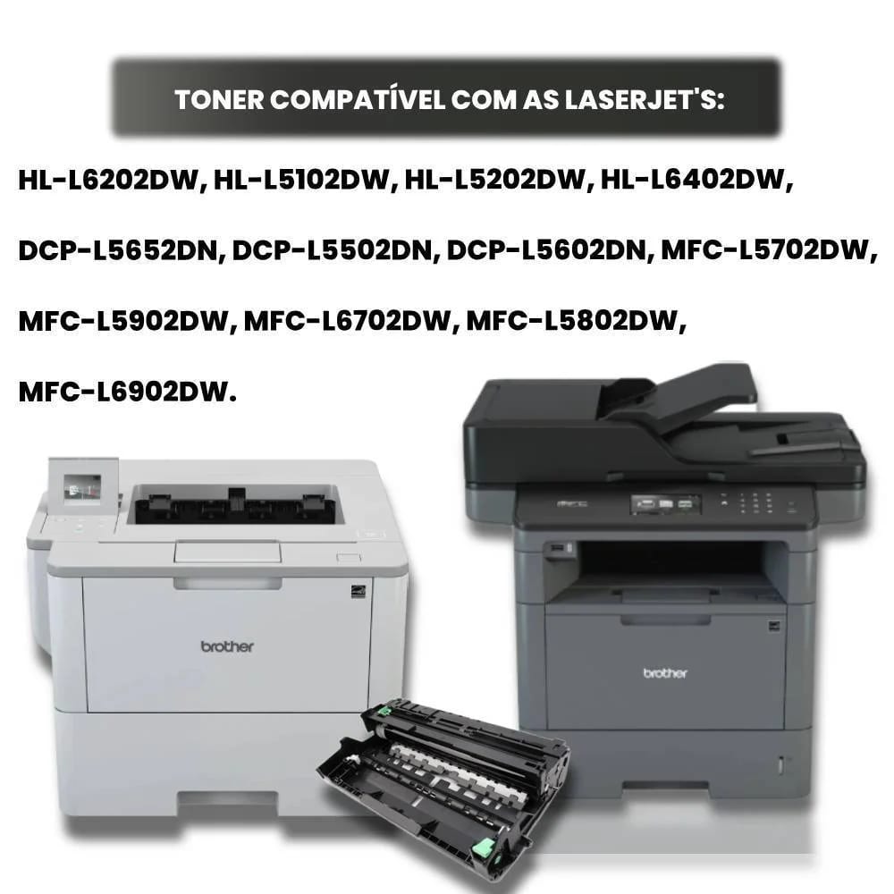 FOTOCONDUTOR COMPATIVEL BROTHER DR 3442/3472 UNIVERAL 30K
