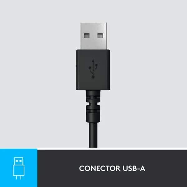 HEADSET COM FIO USB LOGITECH H390