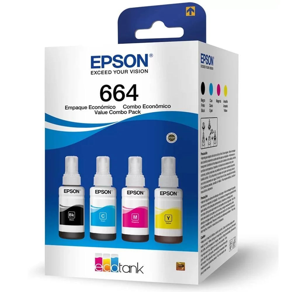 KIT REFIL DE TINTA T664520-4P EPSON