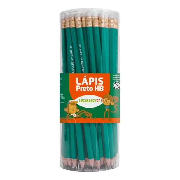 LAPIS GRAFITE HB SEXTAVADO C/BORRACHA