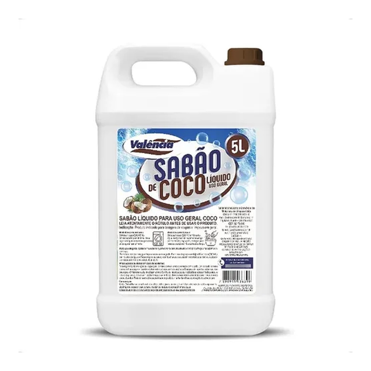LAVA ROUPAS LIQUIDO COCO 5L MAIS BRILHO