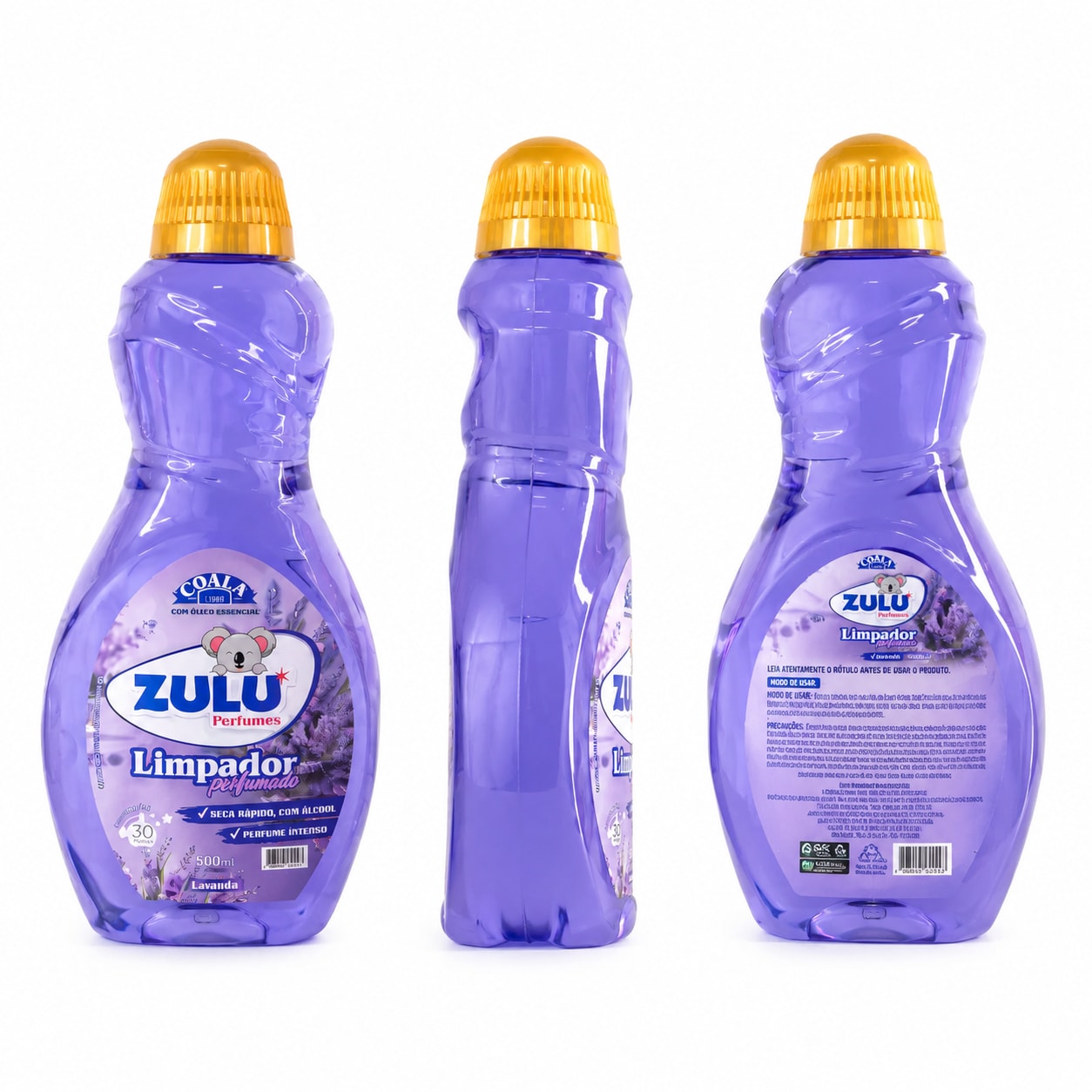 LIMPADOR PERFUMADO ZULU LAVANDA 500ML