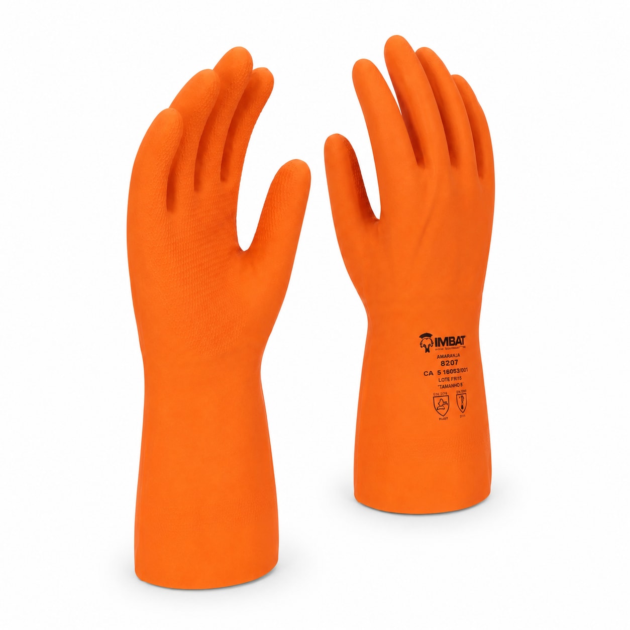 LUVA LATEX MULTIUSO IMBAT AMR P 1PAR