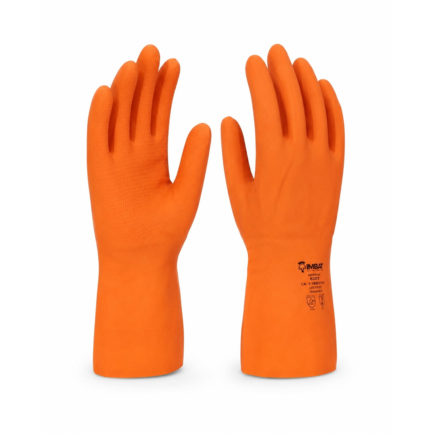 LUVA LATEX MULTIUSO IMBAT AMR P 1PAR