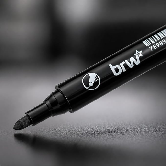 MARCADOR PERMANENTE BRW PRETO