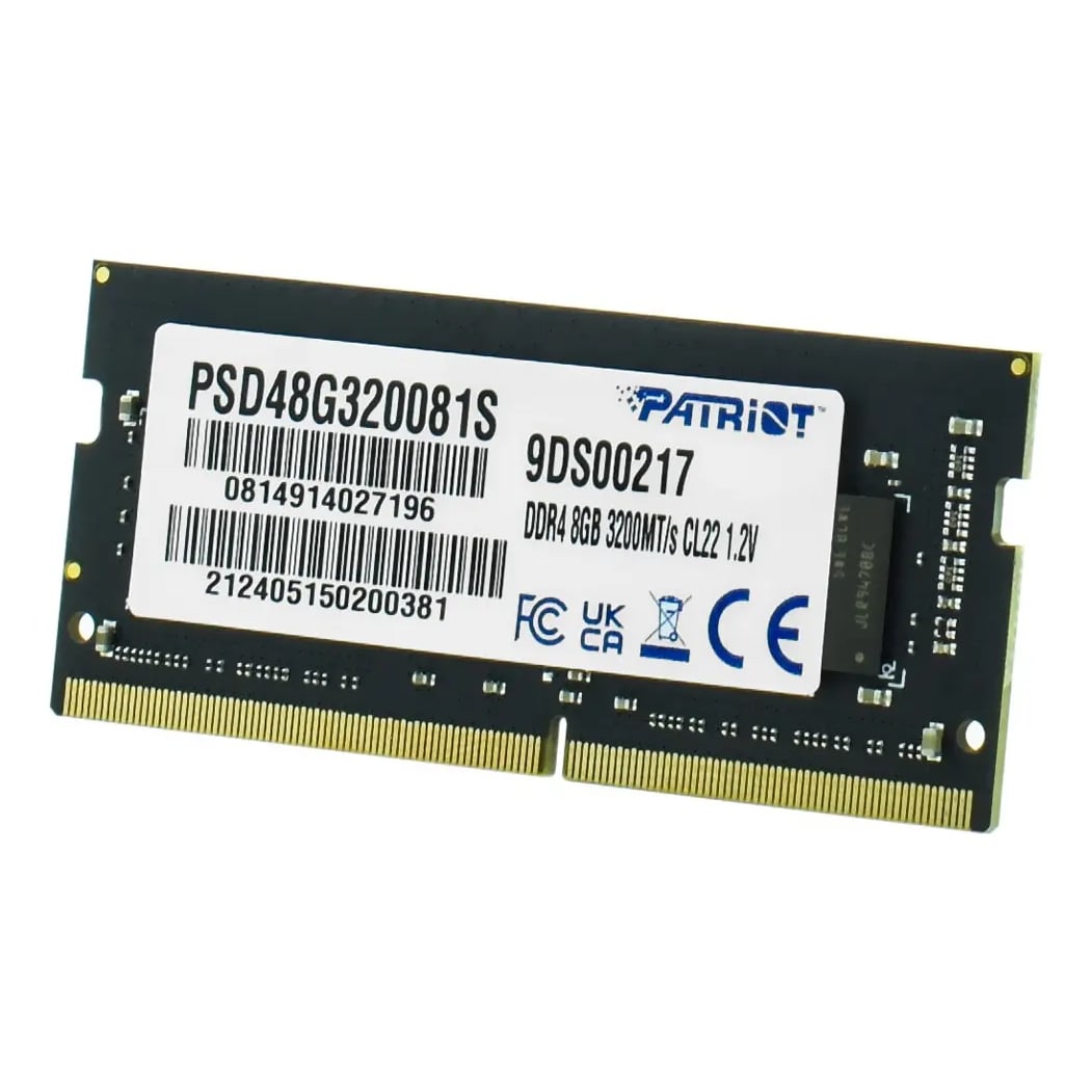 MEMORIA DDR4 8GB 3200MHZ NOTEBOOK NB PSD48G320081S PATRIOT