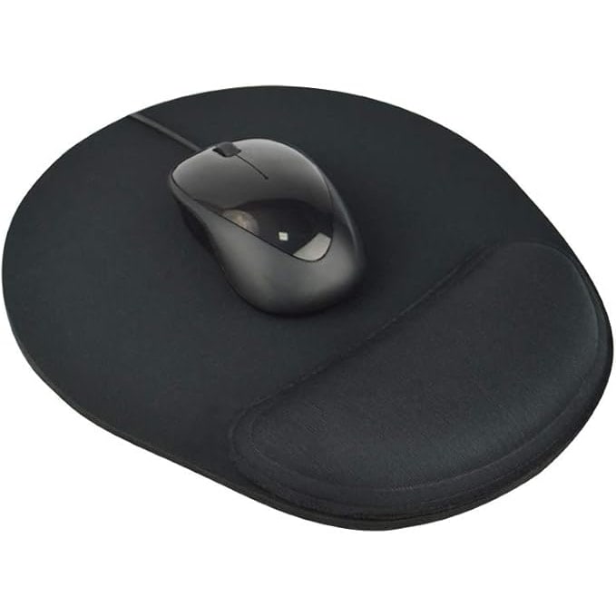 MOUSE PAD C/ APOIO CONFORT PRETO RELIZA