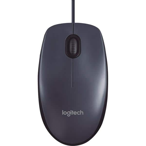 MOUSE USB COM FIO LOGITECH M90 PRETO 1000DPI