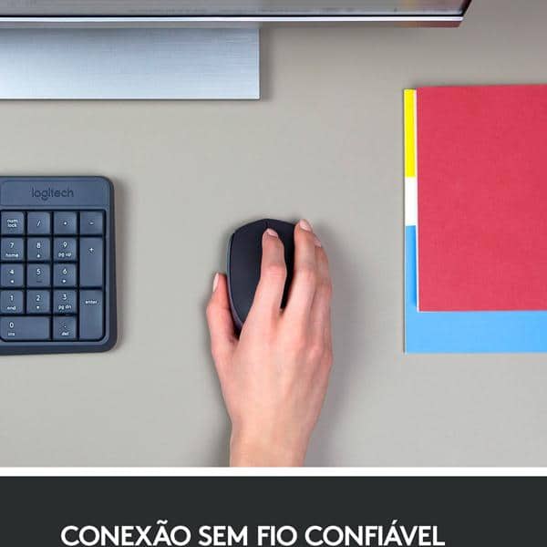 MOUSE USB SEM FIO LOGITECH M170 PRETO