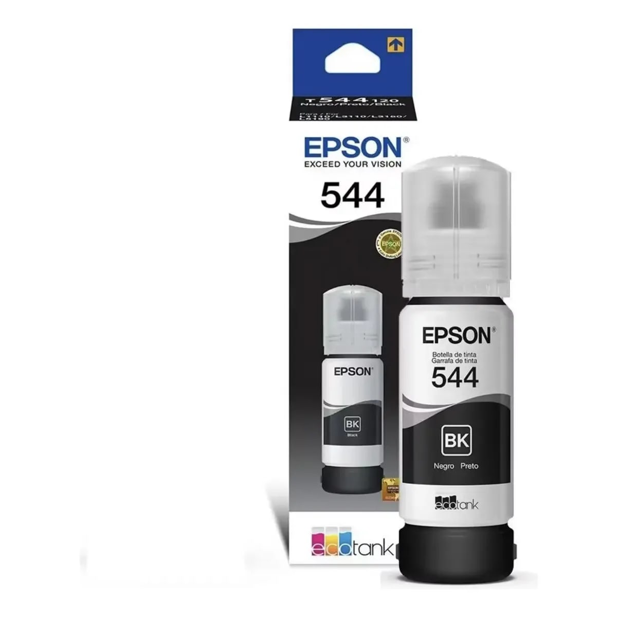MULTIPACK REFIL DE TINTA EPSON T544 PRETO COLORIDOS C/4