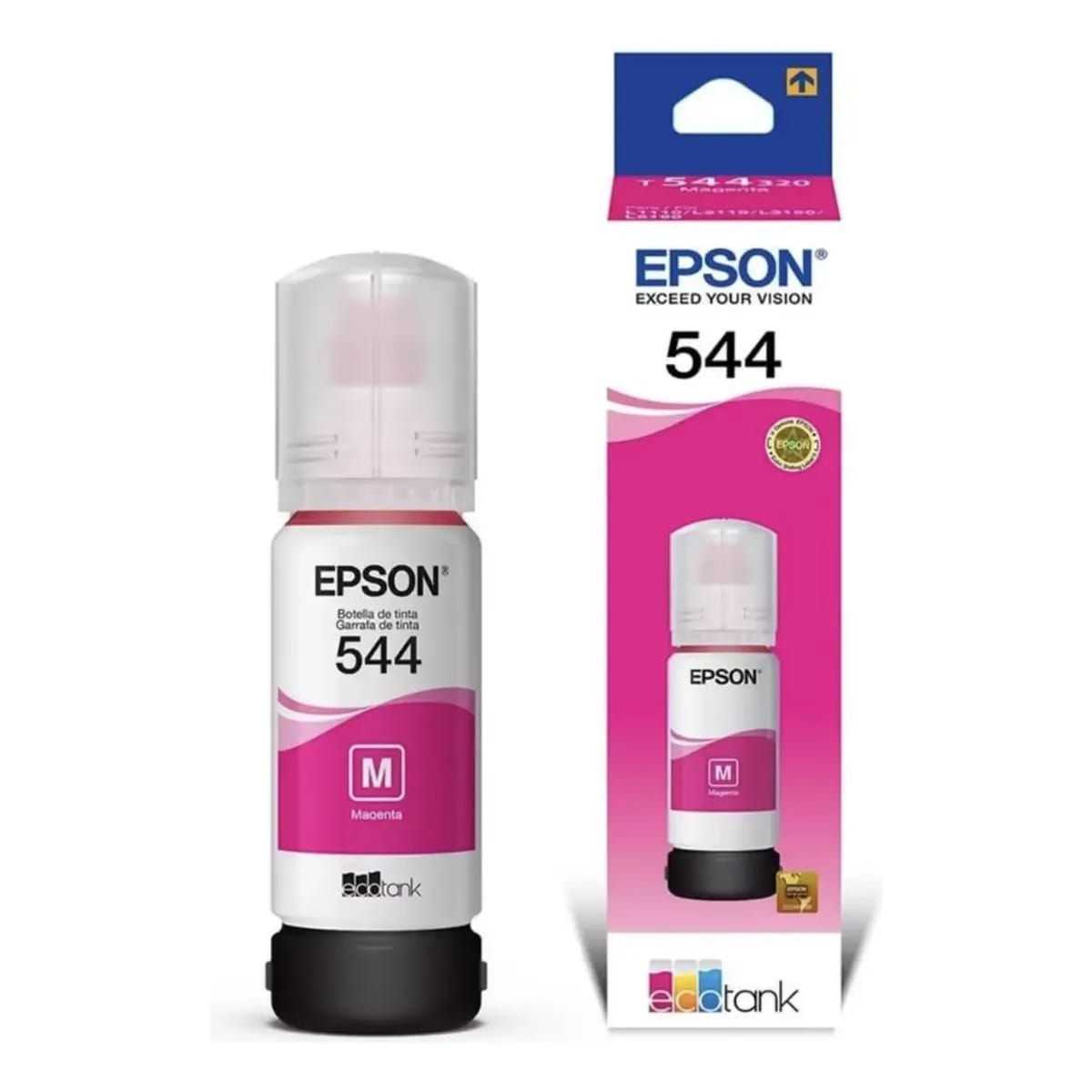 MULTIPACK REFIL DE TINTA EPSON T544 PRETO COLORIDOS C/4