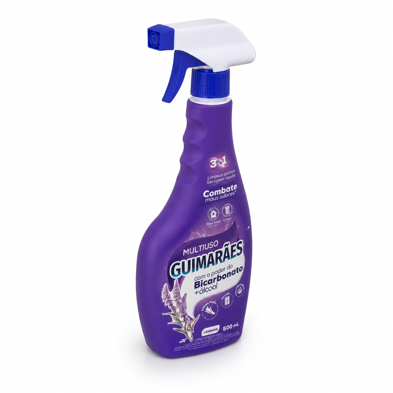MULTIUSO GUIMARAES LAVANDA C/BICARBONATO E ALCOOL GATILHO 500ML