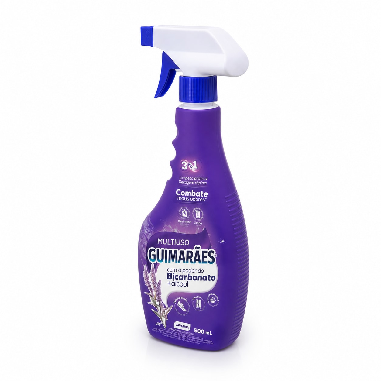 MULTIUSO GUIMARAES LAVANDA C/BICARBONATO E ALCOOL GATILHO 500ML