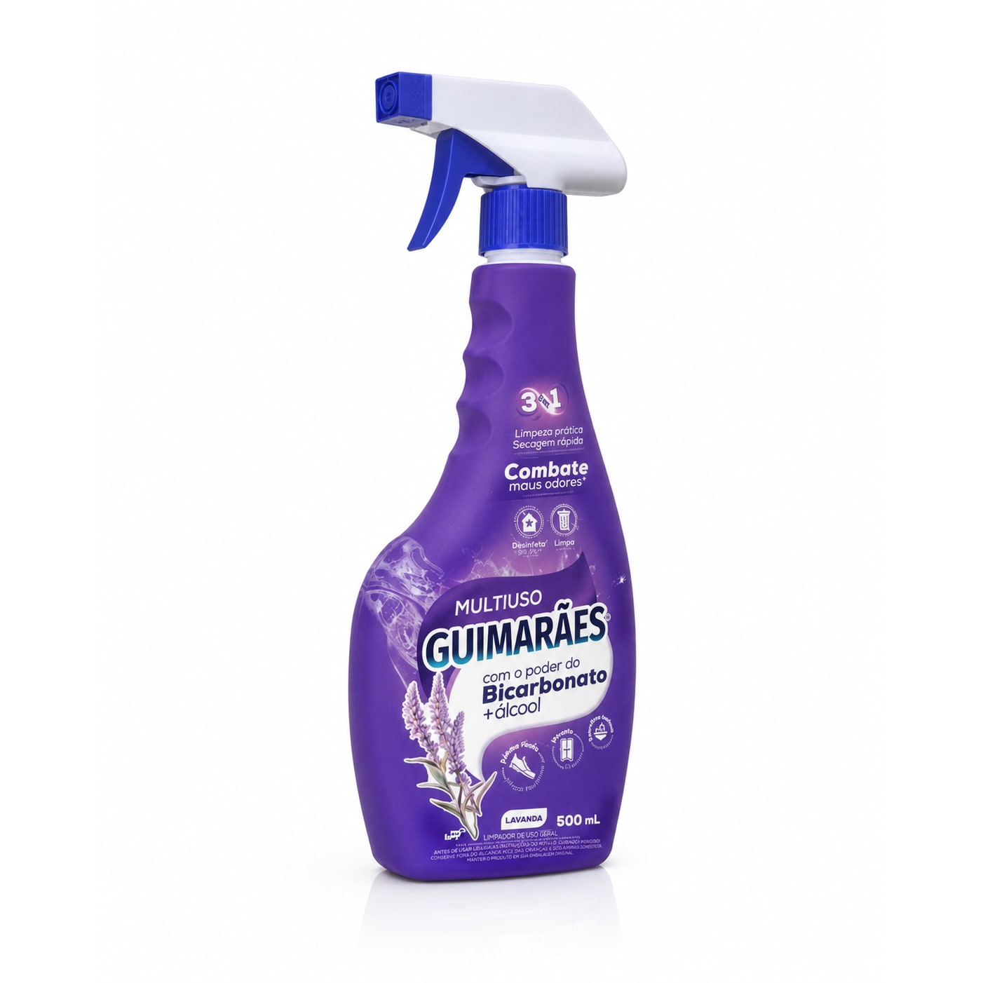 MULTIUSO GUIMARAES LAVANDA C/BICARBONATO E ALCOOL GATILHO 500ML