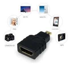 Adaptador Mini HDMI Femea X Mini HDMI Macho Ahf-MH Vinik — foto 2