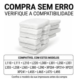 Almofada Epson L220 L405 L355 L395 L355 L365 Unidade — foto 3