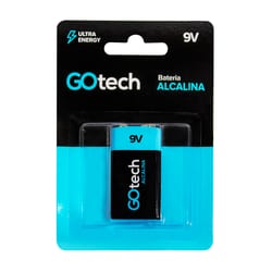 Bateria Alcalina Go Tech 9V 6LR61 — foto 1