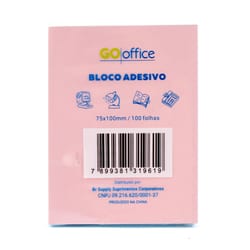 Bloco Adesivo Go Office 75X100MM Azul Pastel — foto 4
