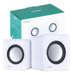 Caixa de Som USB / P2 2W Controlador de Volume Branca VS-01B Vinik — foto 1