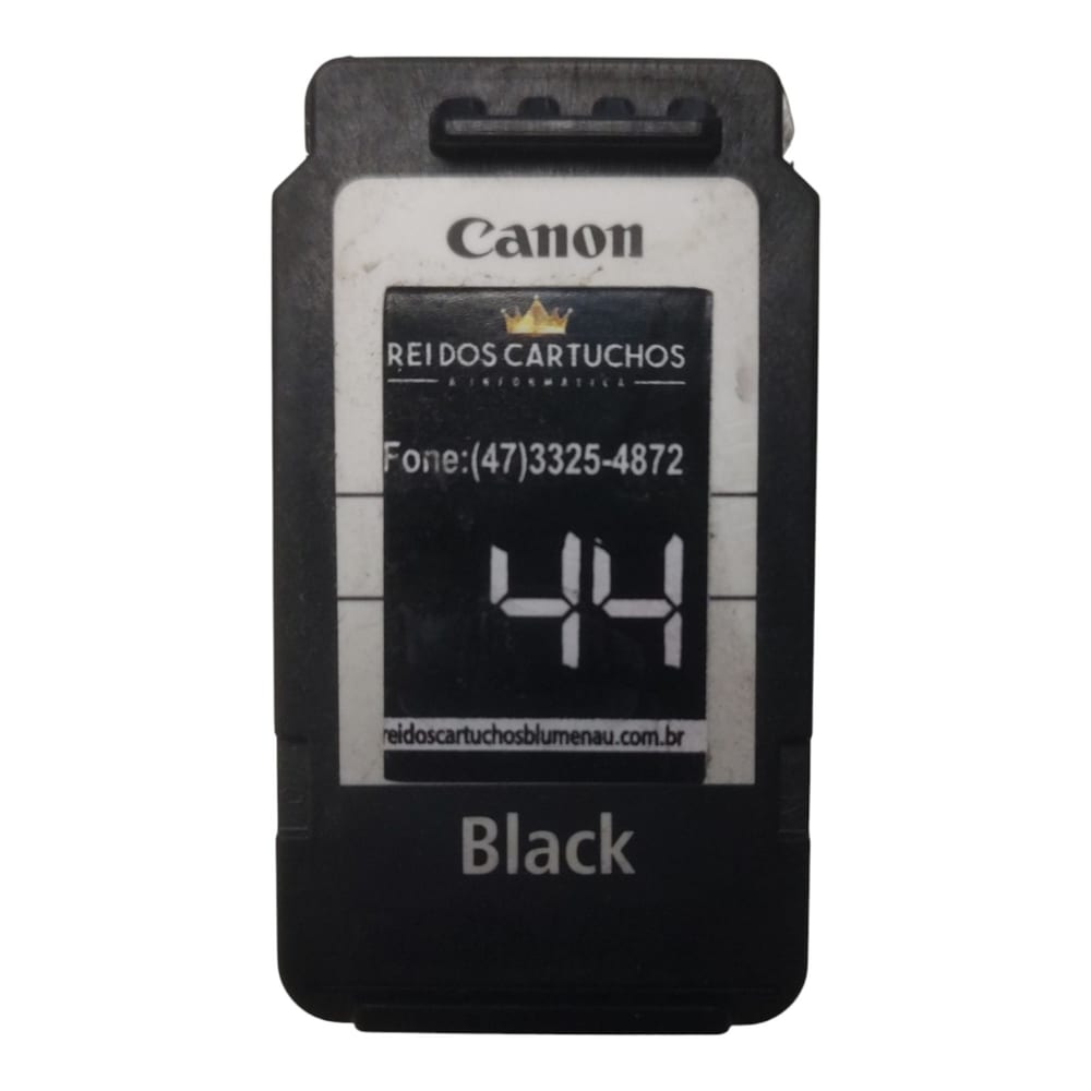 Cartucho Canon 44 Reciclado Preto 20ML