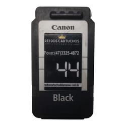 Cartucho Canon 44 Reciclado Preto 20ML — foto 1