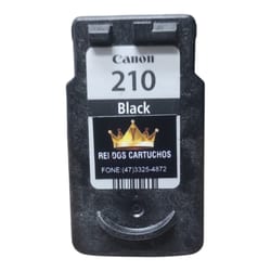 Cartucho Canon 210 Reciclado Preto 20ML — foto 1