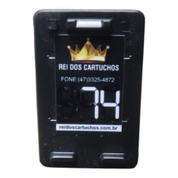 Cartucho HP 74 Reciclado Preto 20 ML