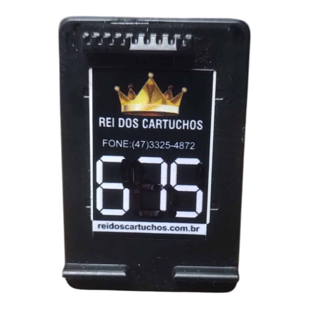 Cartucho HP 675 Reciclado Preto 20 ML