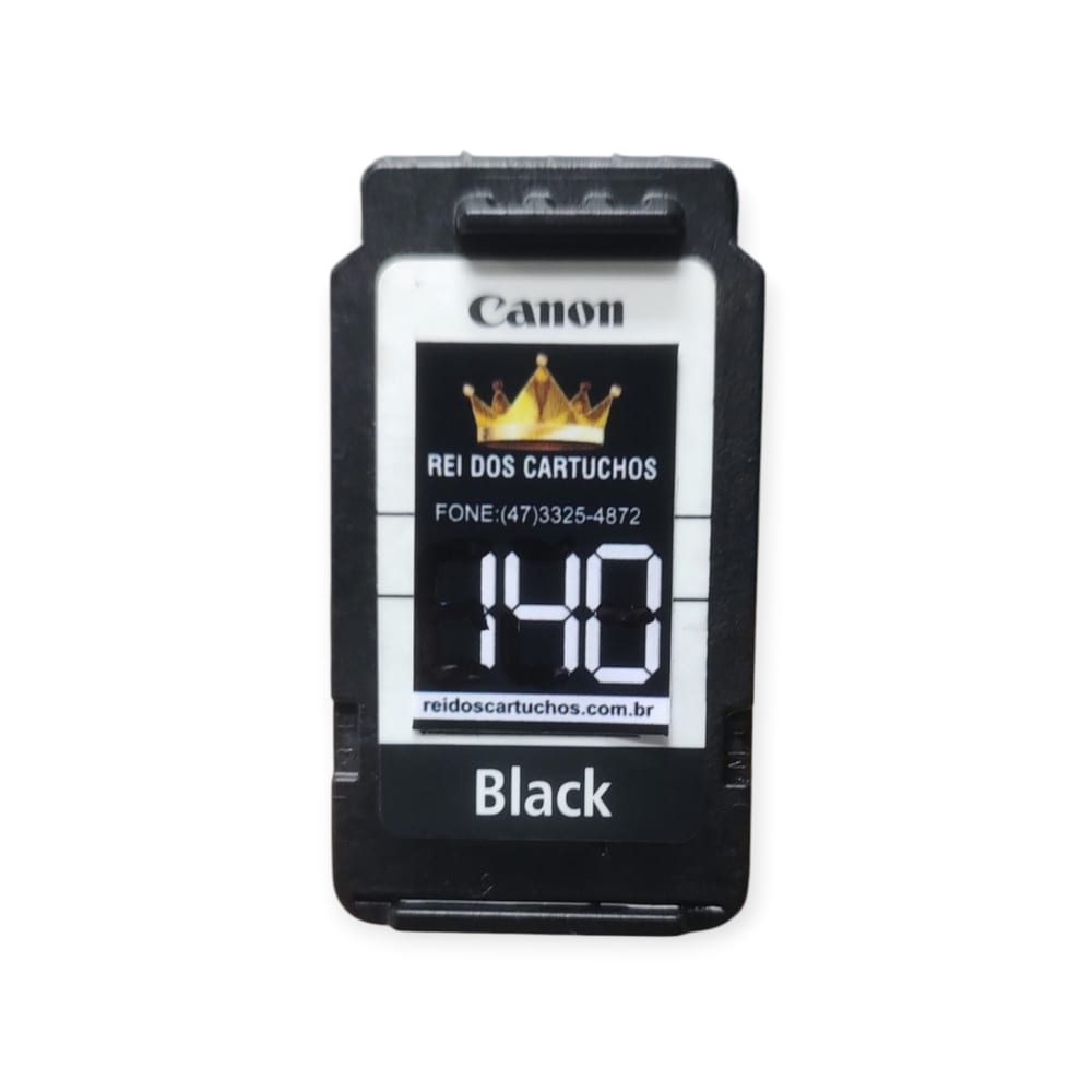 Cartucho Canon 140 Reciclado Preto 20ML