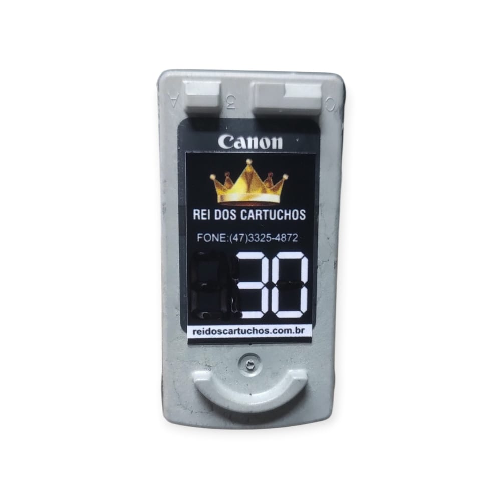Cartucho Canon 30 Reciclado Preto 20ML