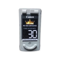 Cartucho Canon 30 Reciclado Preto 20ML