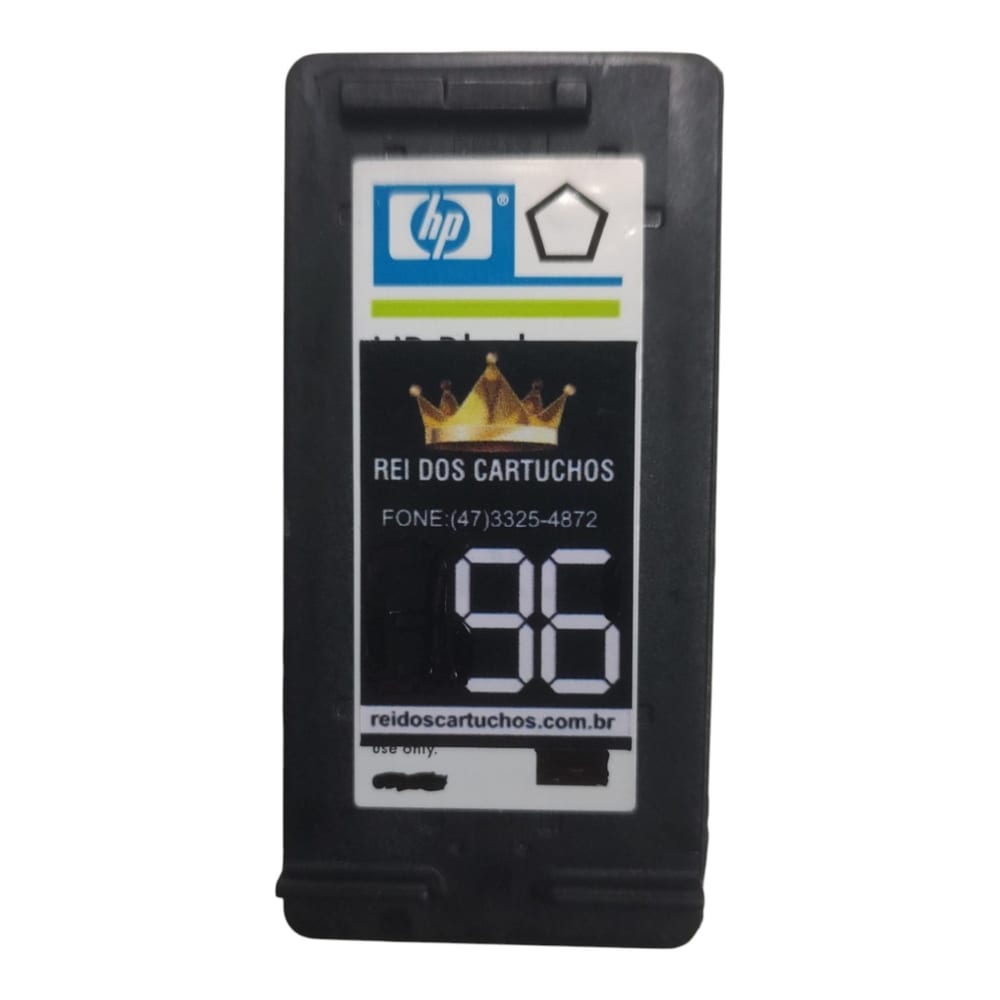 Cartucho HP 96 Reciclado Preto 20 ML