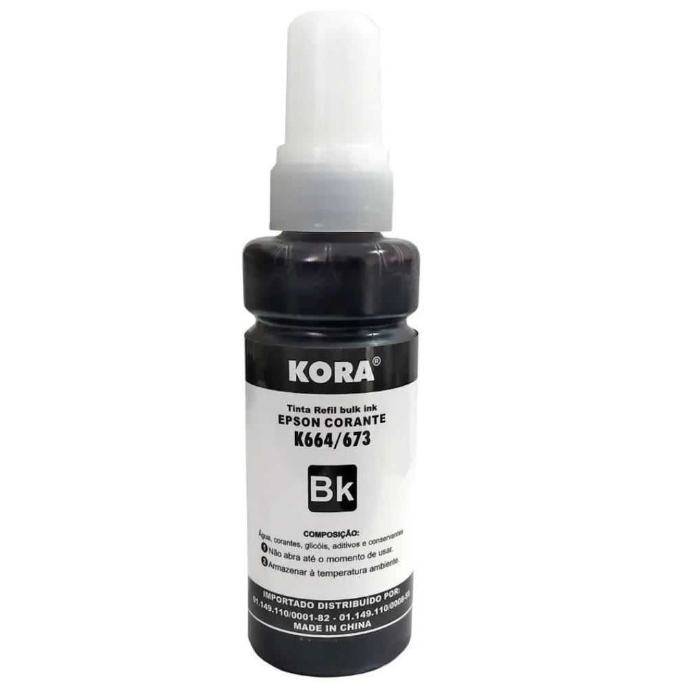 Refil Compativel Epson Uni. 664 / 673 Black 70ML