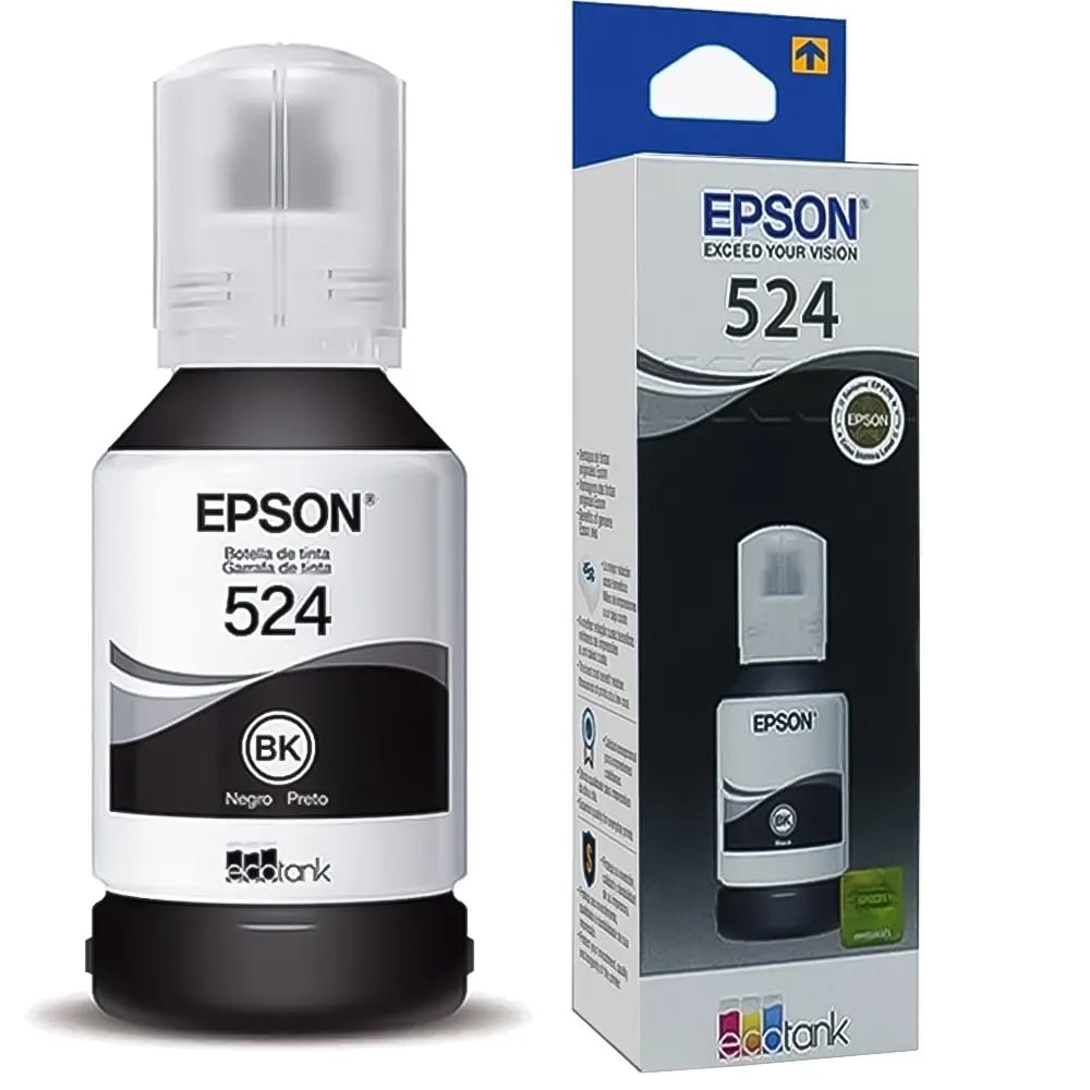 Refil Epson T524120 Original Preto 127ML