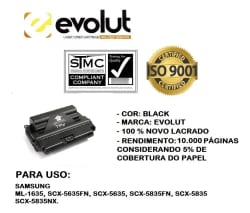 Toner Compativel Samsung D208L SCX5635/5835 10K Evolut — foto 2