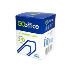 Clips Galvanizado Go Office 3/0 Fio 1,20MM Trad. CX 420UN — foto 1