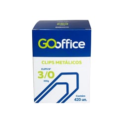 Clips Galvanizado Go Office 3/0 Fio 1,20MM Trad. CX 420UN — foto 2