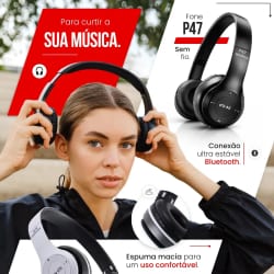 Fone De Ouvido Corrida Bluetooth Regulavel Entrada P2 Mp3 — foto 2