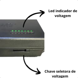 Fonte Carregador Notebook Universal 12v - 24v 120w Laptop Preto — foto 6