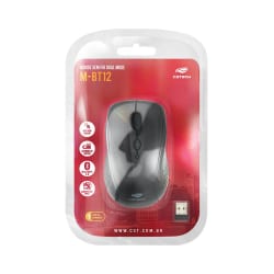 Mouse USB sem Fio e Bluetooth M-BT12BK Preto C3TECH — foto 3