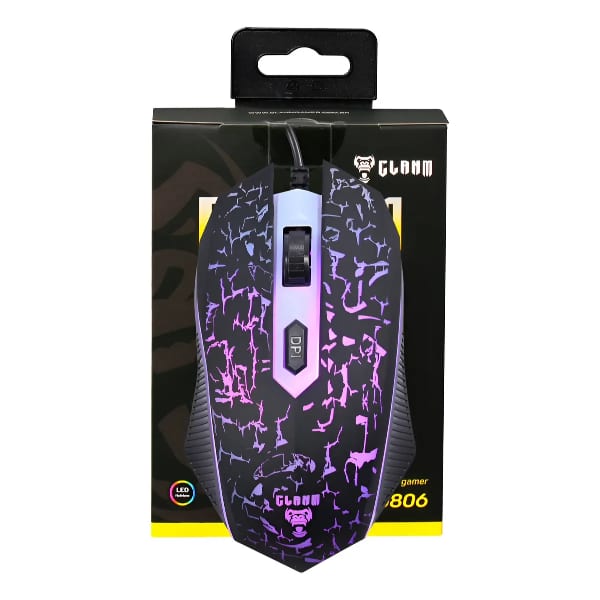 Mouse Gamer Scar - 3600DPI - Clanm