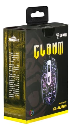 Mouse Gamer Scar - 3600DPI - Clanm — foto 5