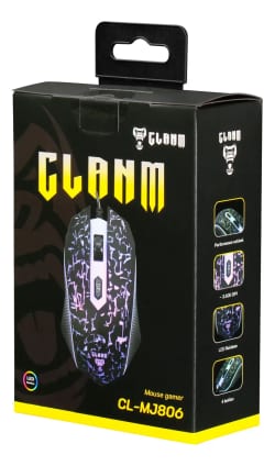 Mouse Gamer Scar - 3600DPI - Clanm — foto 6